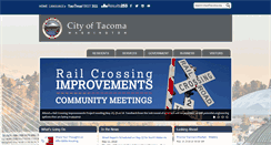 Desktop Screenshot of cityoftacoma.org